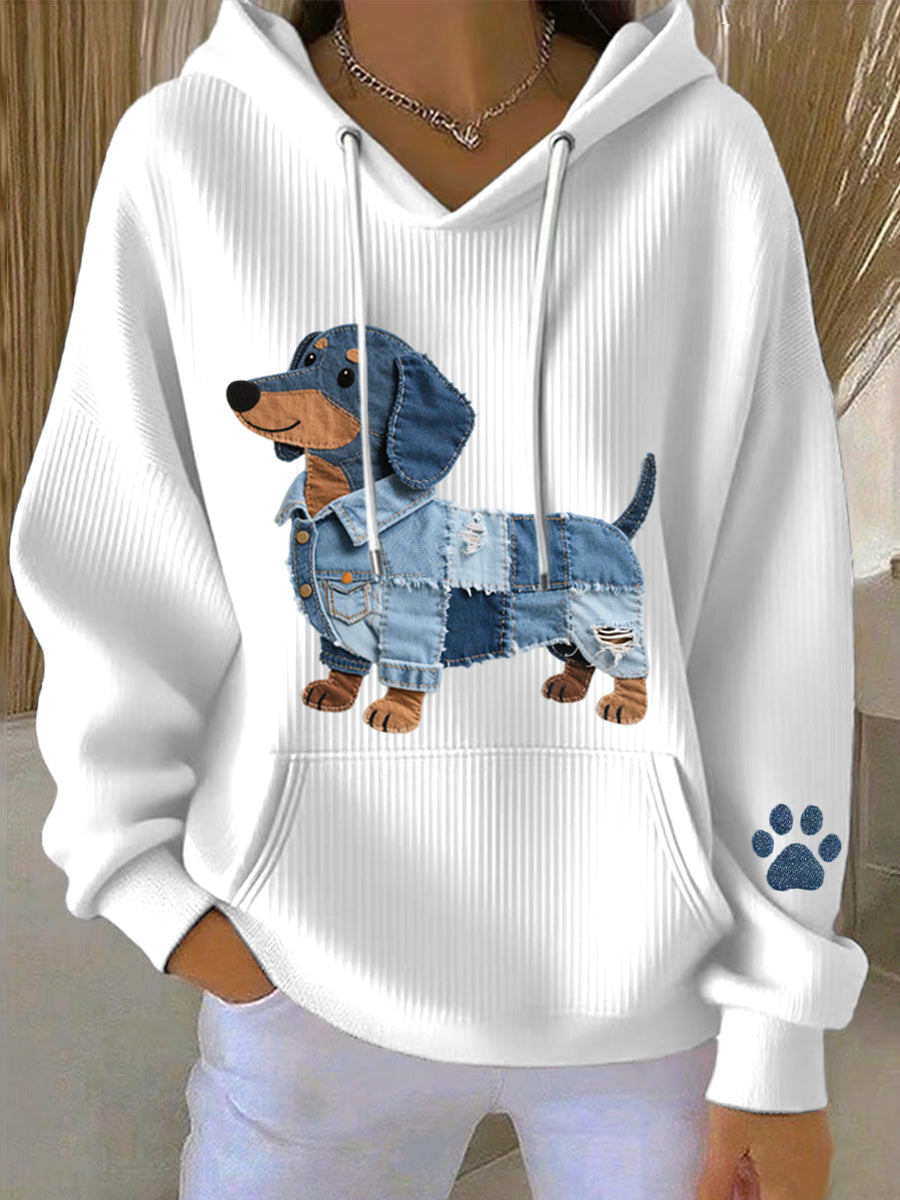 Morena - Sudadera de mujer Patchwork Arte Jamnik-motivo