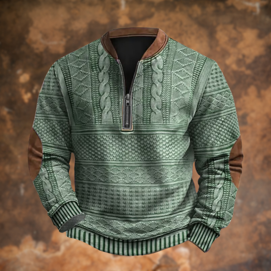 Miguel | Jersey de punto con detalle de cremallera.