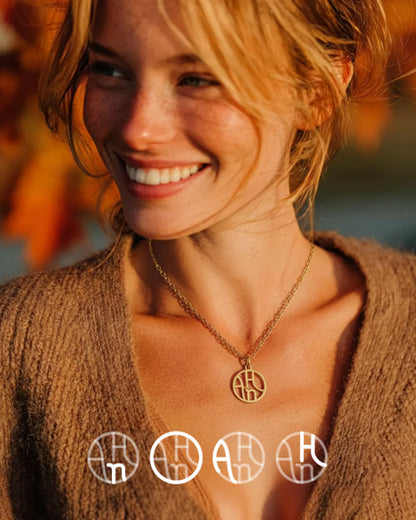 Collar Con Monograma - Cada Letra Cuenta Una Historia