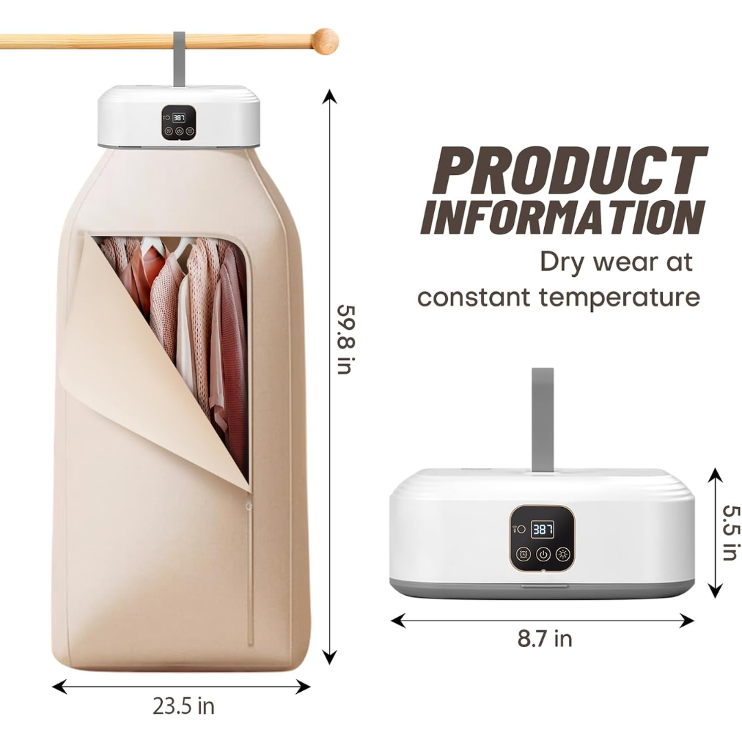 Secadora Eléctrica Portátil de Ropa