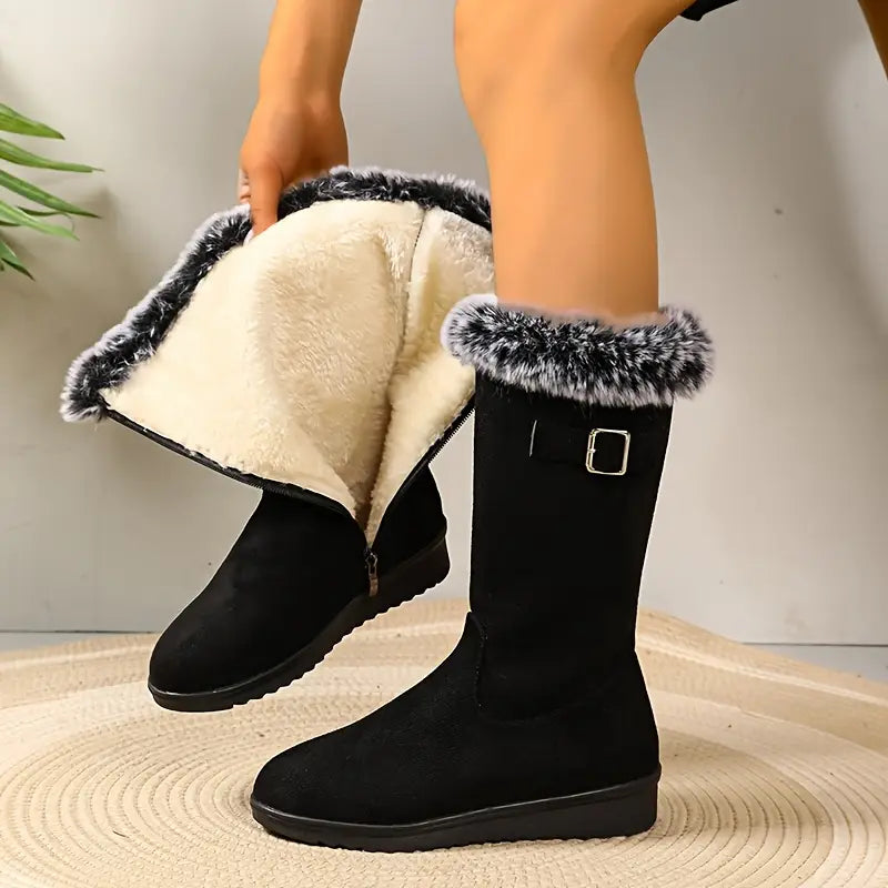 Morgane - Botas Altas Alto Tobillo Impermeables