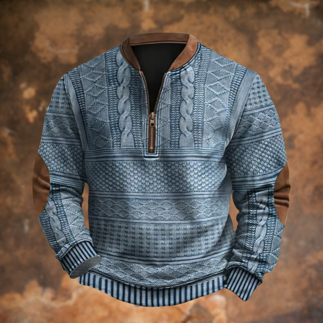 Miguel | Jersey de punto con detalle de cremallera.