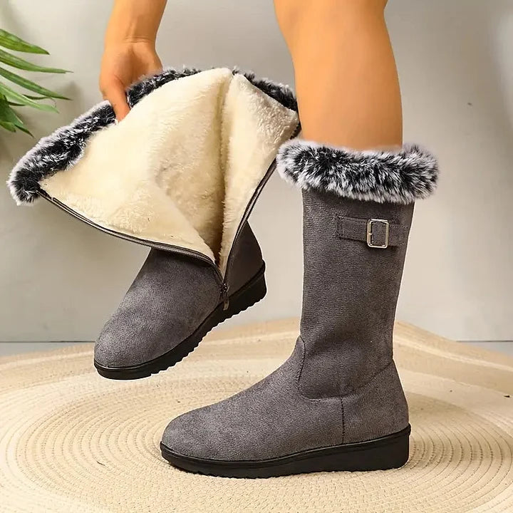 Morgane - Botas Altas Alto Tobillo Impermeables