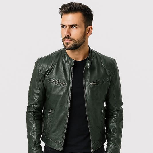 Álvarez | Chaqueta de Cuero Premium