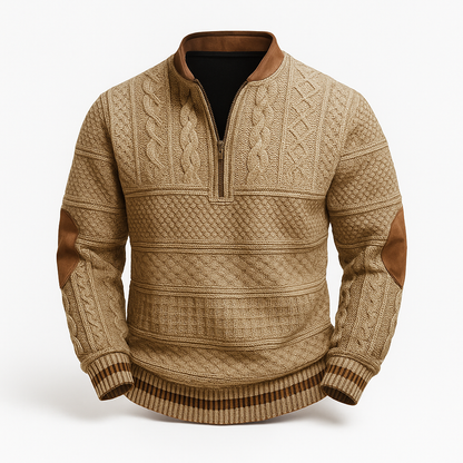 Miguel | Jersey de punto con detalle de cremallera.