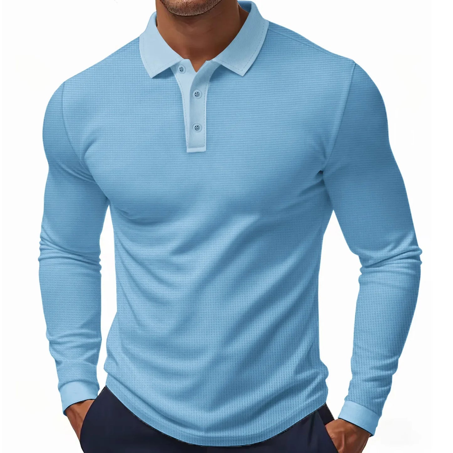Luie | Polo Ligero Con Textura Tipo Gofre Para Hombre