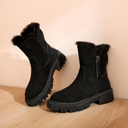 Emila | Elegancia cálida con las botas de invierno Floor