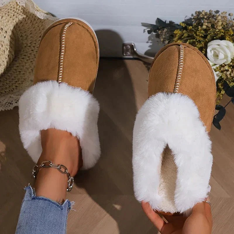 Chioma - Zapatillas Antideslizantes De Pelo Para El Invierno