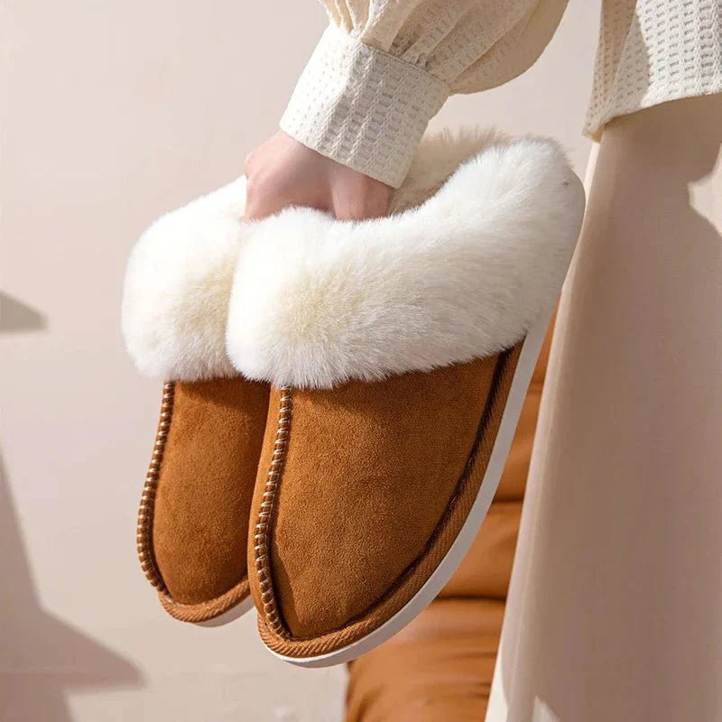 Chioma - Zapatillas Antideslizantes De Pelo Para El Invierno