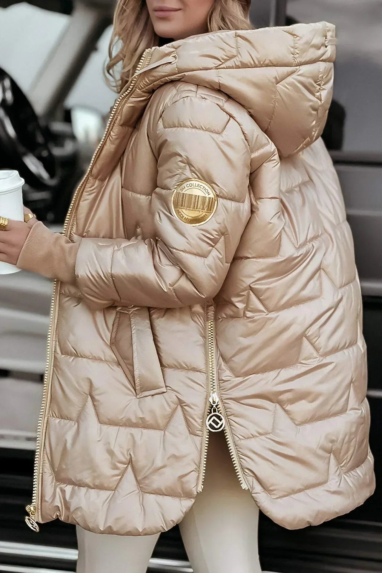 Carmen™ | Abrigo de invierno elegante con capucha