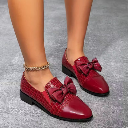 Nalira - Mocasines Ortopédicos De Cuero Con Lazo