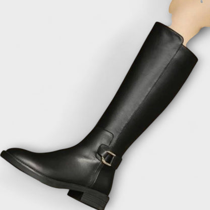 Hilmira - Cuero Rodilla Alto Bota