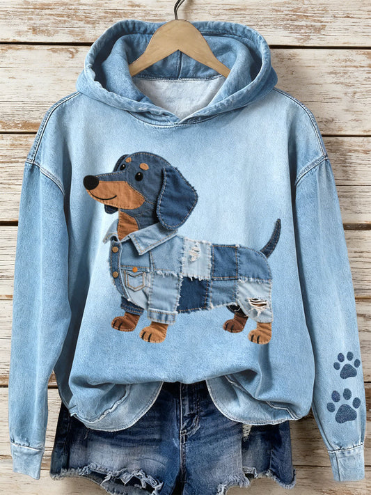 Estrella - Sudadera de mujer Patchwork Arte Jamnik-motivo